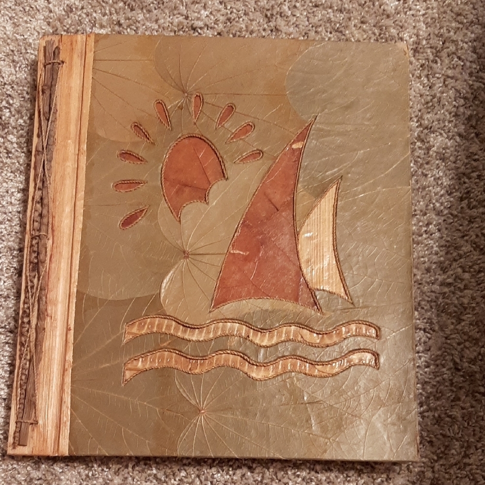 Artistic Sailboat Design Album + Journal